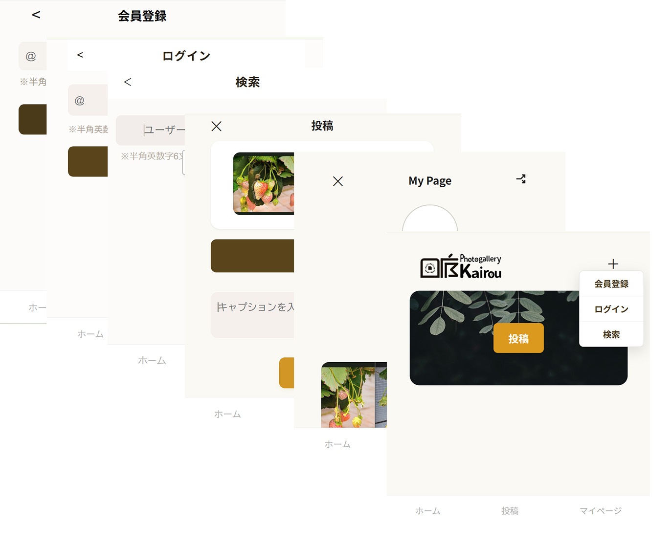 写真投稿サイト（仮）